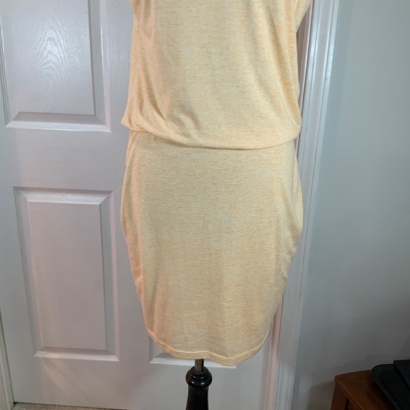 Athleta Vida Tiger Lily Orange Linen Sleeveless Dress Size Small - Picture 3 of 7